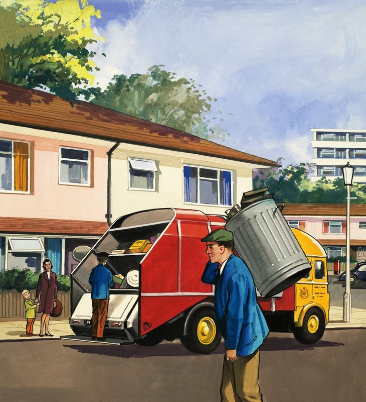 Vuilnismannen door English School