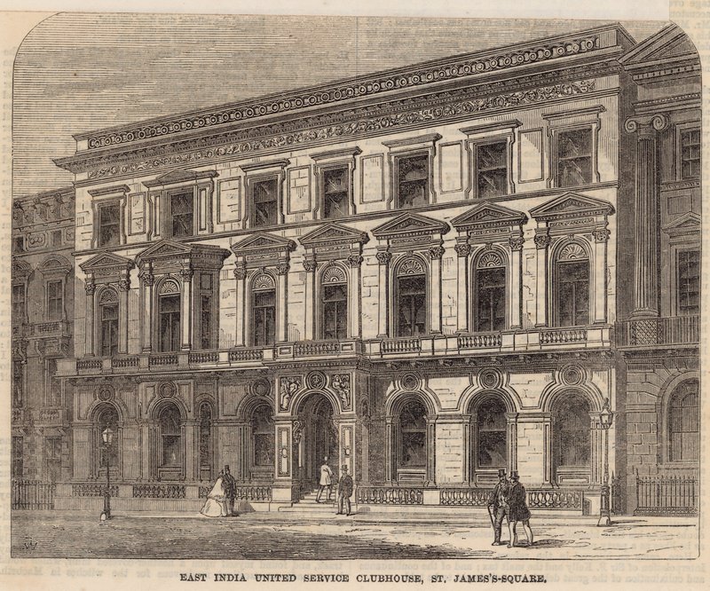 East India United Service Clubhuis, St Jamess Square door English School