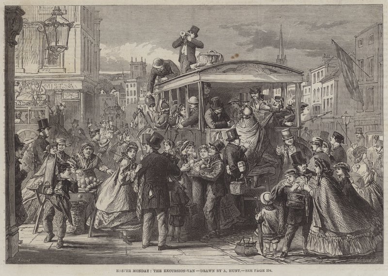 Paasmaandag, de excursiewagen door English School