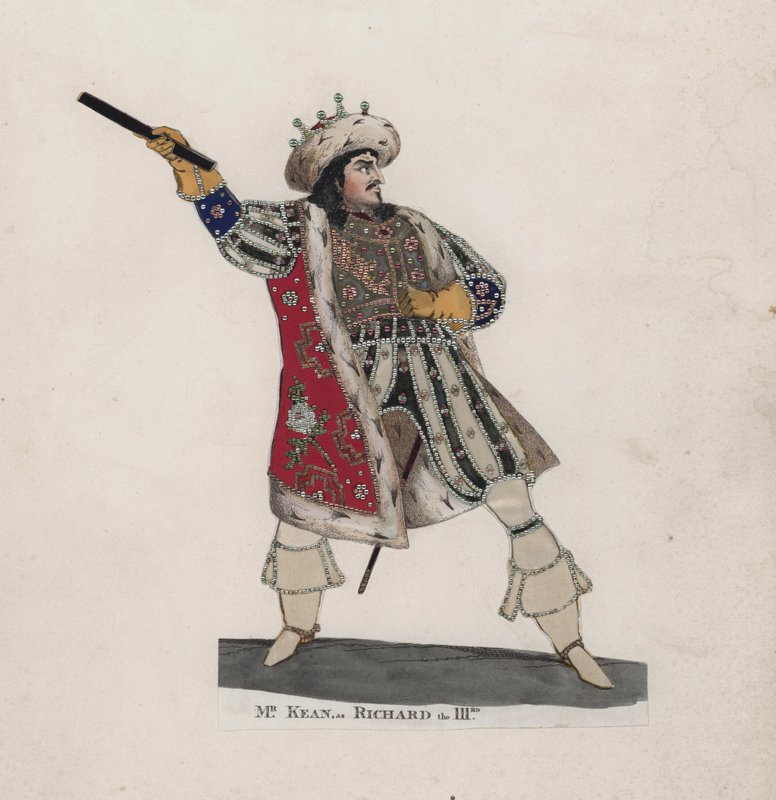 Edmund Kean als Koning Richard III door English School