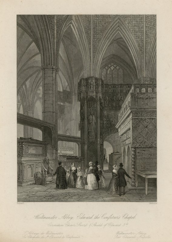 Kapel van Edward de Belijder in Westminster Abbey door English School