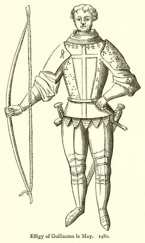 Beeld van Guillaume le May. 1480 door English School