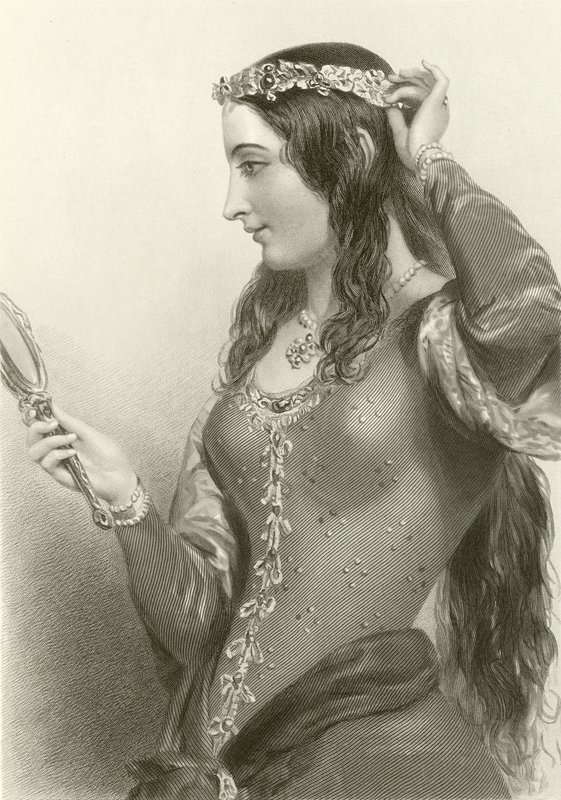 Eleanor van Provence, koningin van koning Hendrik III door English School