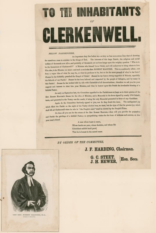 Verkiezing van Minister, St Jamess Kerk, Clerkenwell door English School