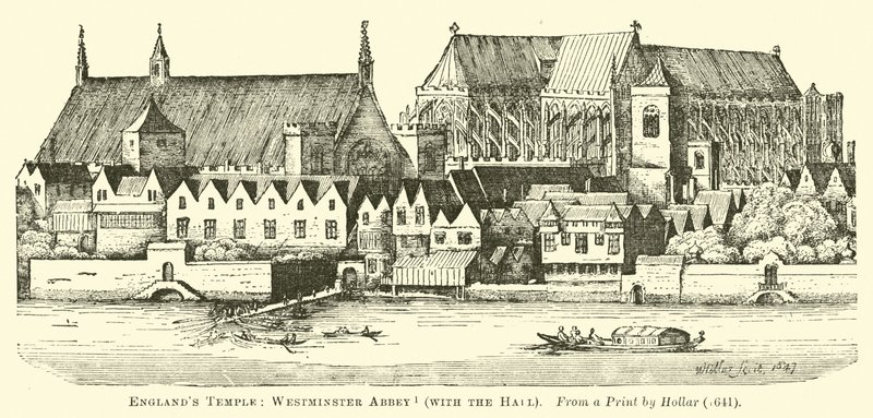 Engelands Tempel: Westminster Abbey, met de Hal door English School