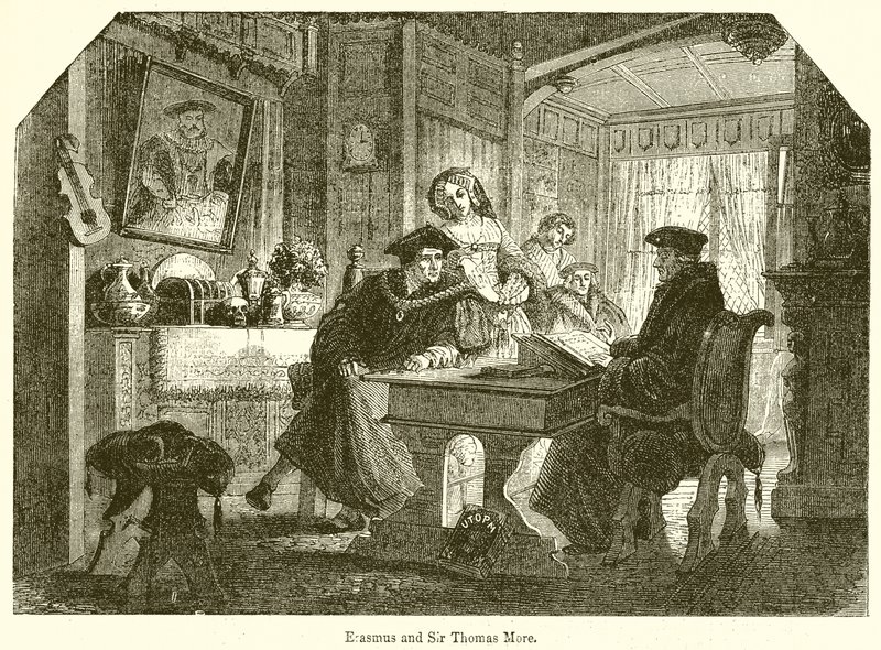 Erasmus en Sir Thomas More door English School