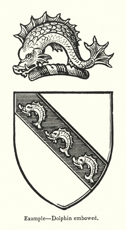 Voorbeeld, Dolfijn gebogen door English School