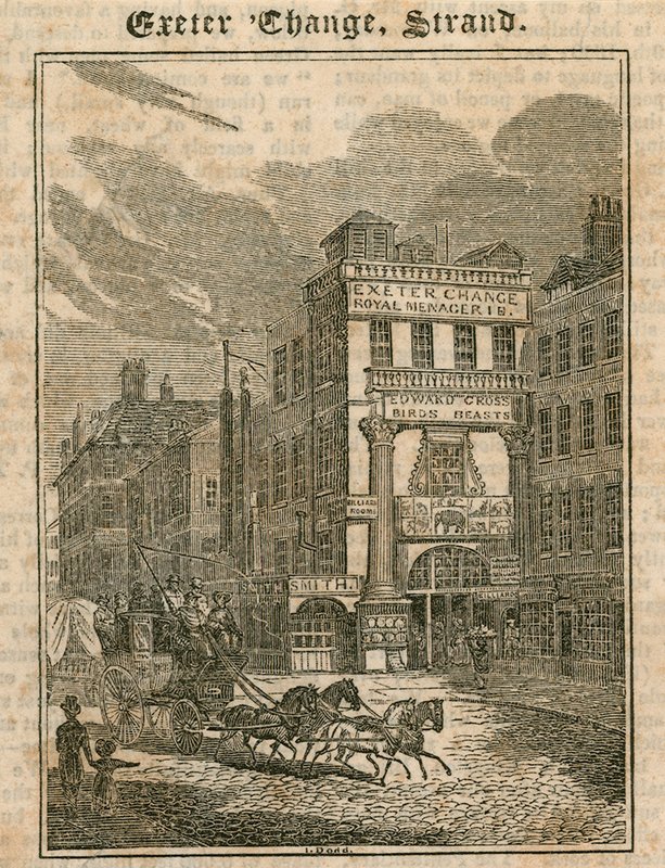Exeter Change, The Strand, Londen door English School