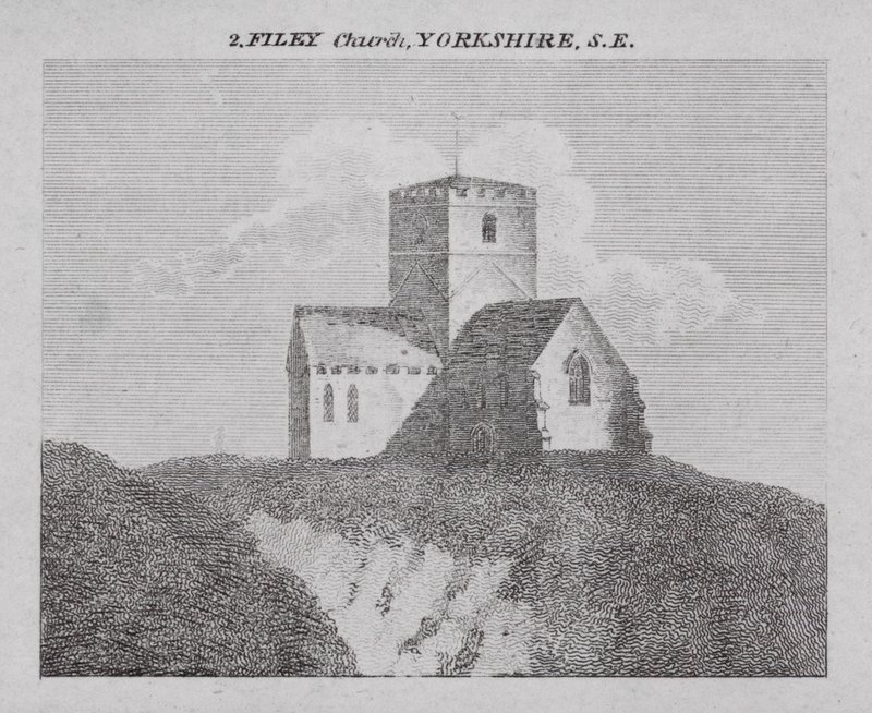 Filey Kerk, Yorkshire, SE door English School