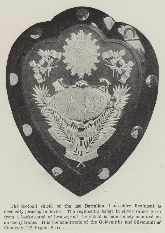 Eerste Bataljon Lancashire Regiment door English School