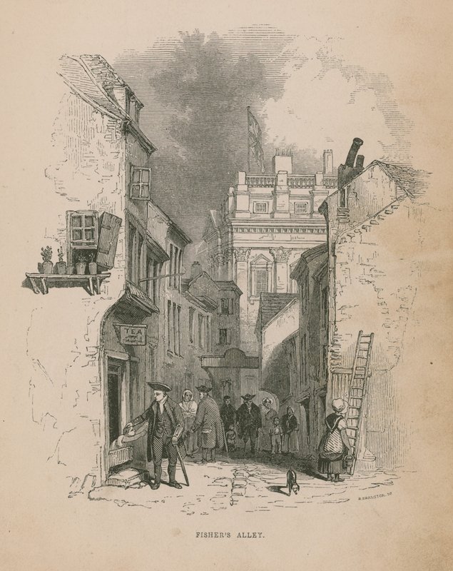 Fishers Alley, Greenwich door English School
