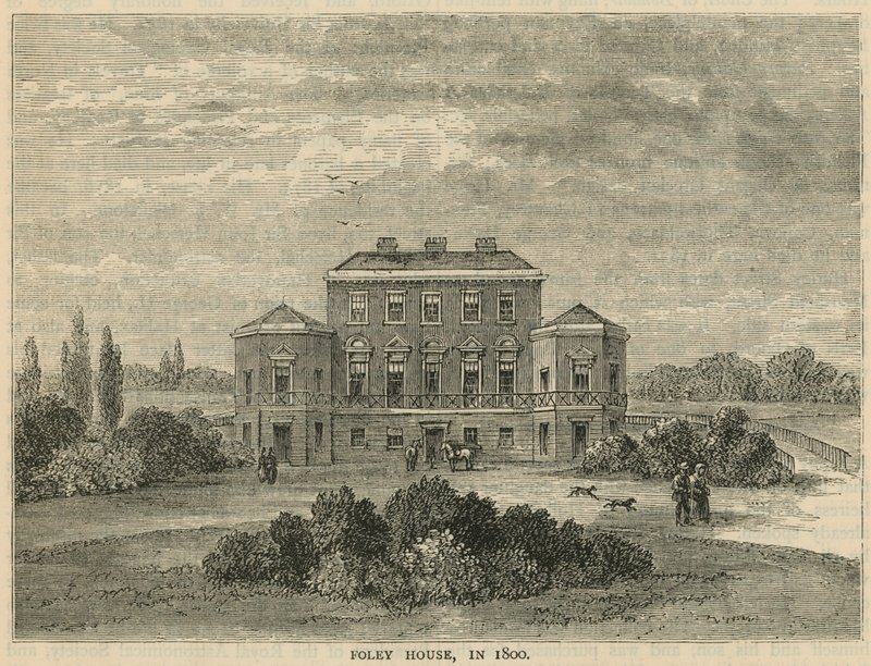 Foley House in 1800 door English School