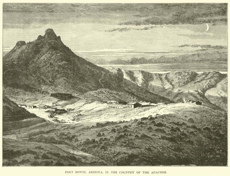 Fort Bowie, Arizona, in het land van de Apachen door English School
