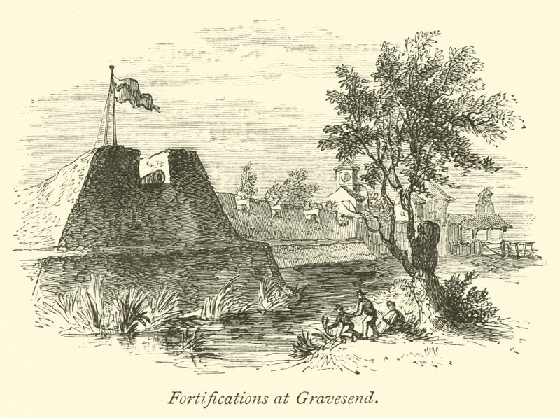 Fortificaties bij Gravesend door English School