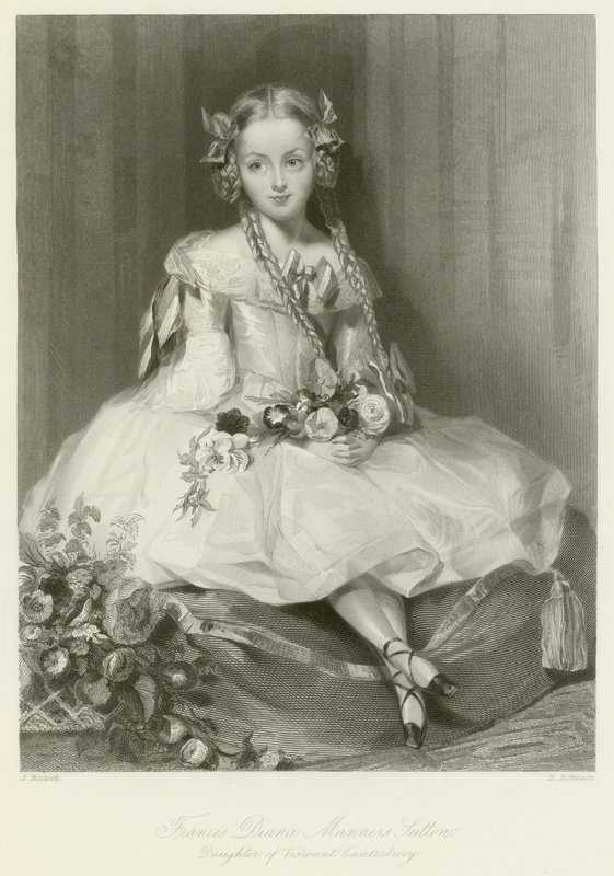 Frances Diana Manners Sutton door English School