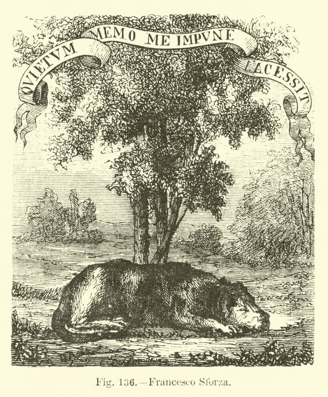 Francesco Sforza door English School