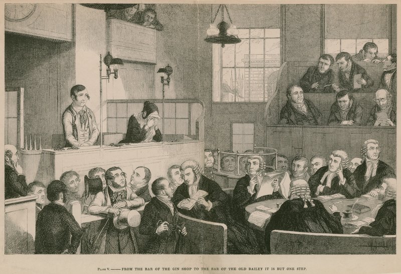 Van de Bar van de Gin Shop naar de Bar in de Old Bailey is maar één stap door English School
