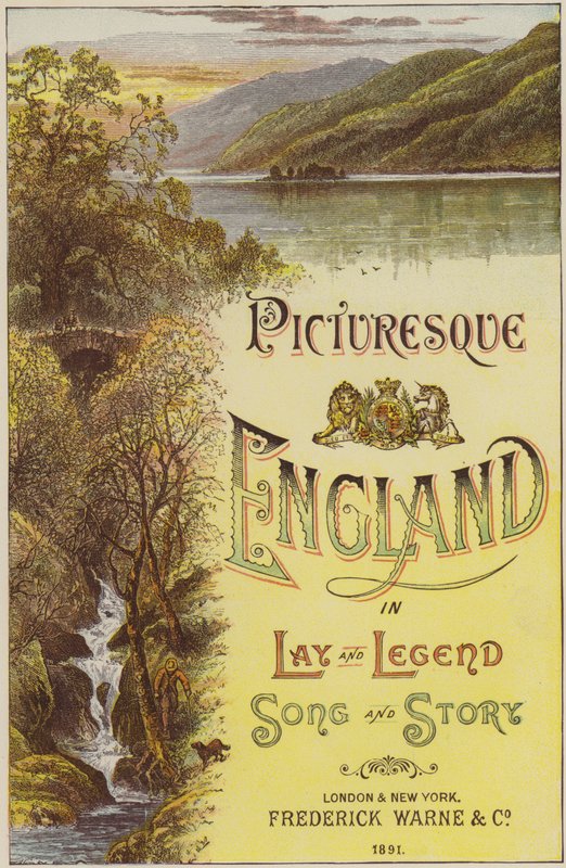 Frontispice voor Picturesque England door L Valentine door English School