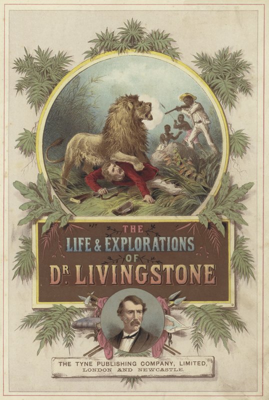 Frontispice voor Het Leven en de Ontdekkingen van David Livingstone door English School
