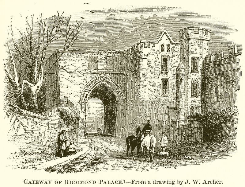 Poort van Richmond Paleis door English School