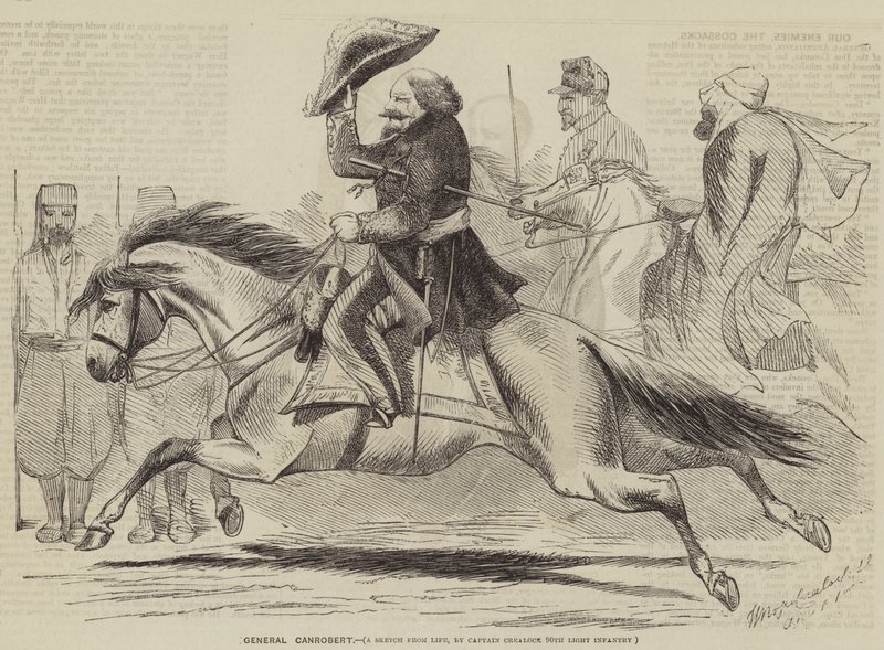 Generaal Canrobert (gravure) door English School