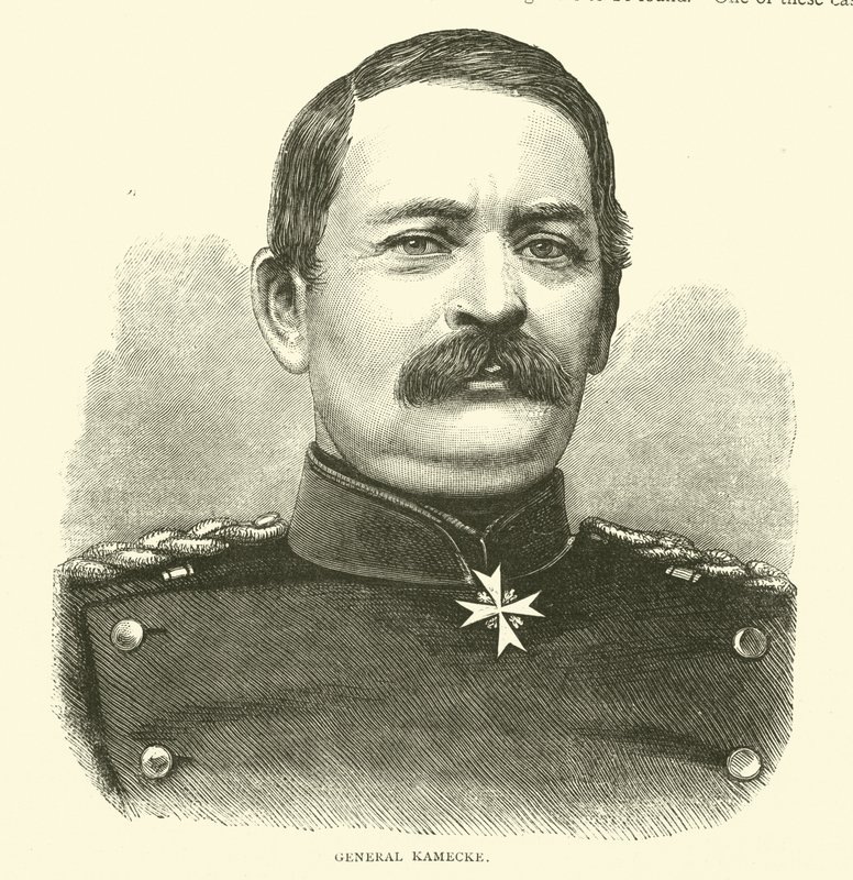 Generaal Kamecke, oktober 1870 door English School