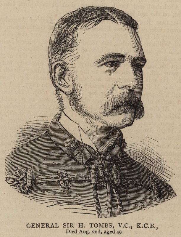 Generaal Sir H Tombs, VC, KCB door English School