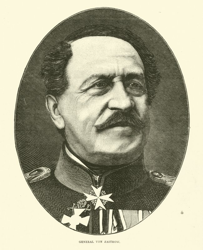 Generaal Von Zastrow, september 1870 door English School