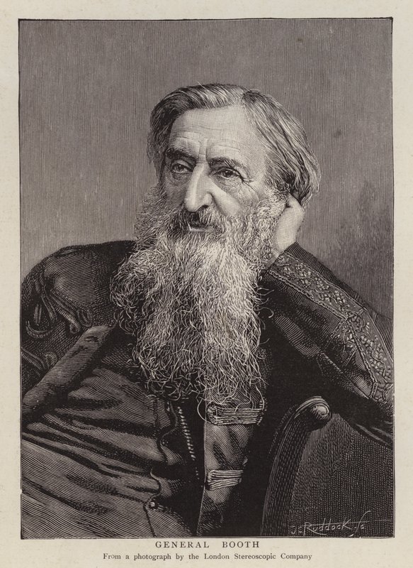 Generaal William Booth, Britse oprichter van het Leger des Heils door English School