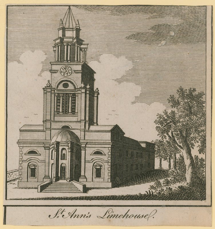 Algemeen zicht op de kerk van St. Ann door English School