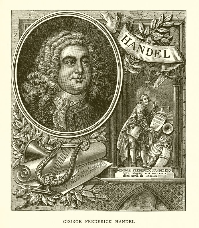 George Frederick Handel door English School