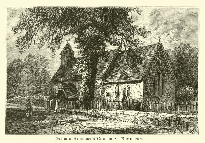 George Herberts Kerk in Bemerton door English School