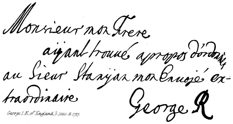 George I Koning van Engeland, geb. 1660, overl. 1727 door English School