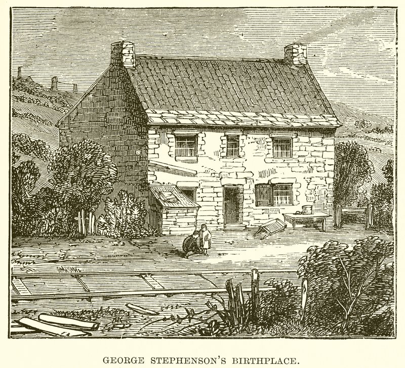 Geboorteplaats van George Stephenson door English School