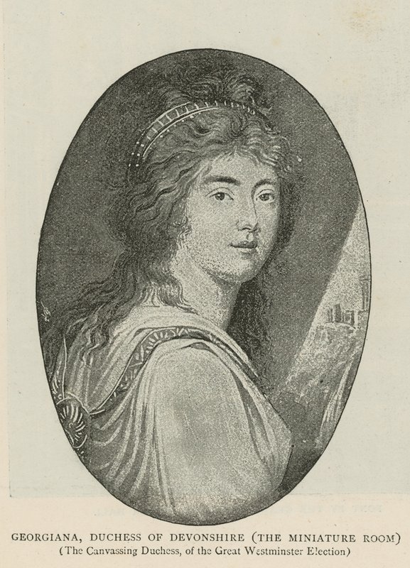 Georgiana, hertogin van Devonshire door English School