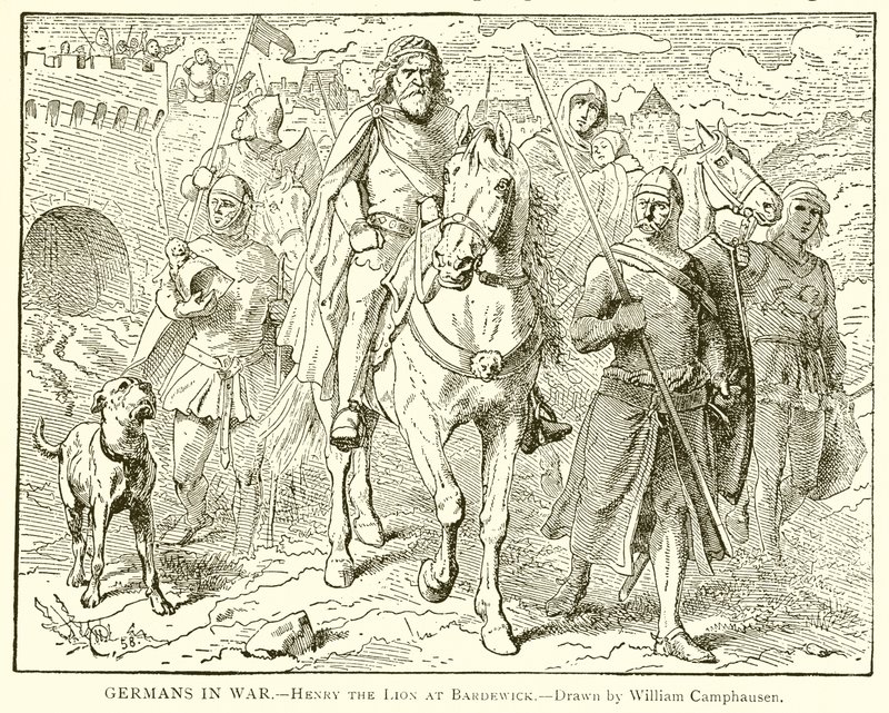Duitsers in oorlog.--Hendrik de Leeuw bij Bardewick door English School