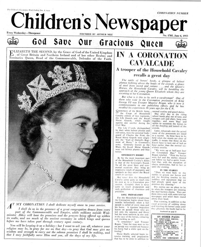 God Save Our Gracious Queen, voorpagina van 