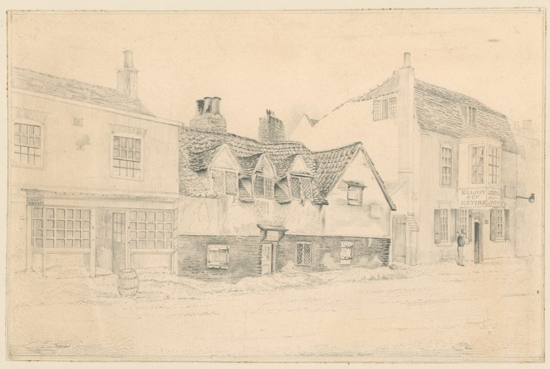 Gravel Pit Alms Huizen, Notting Hill Gate, Londen door English School