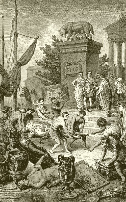 Griekse cultuur--Beelden en kunstwerken naar Rome gebracht door English School