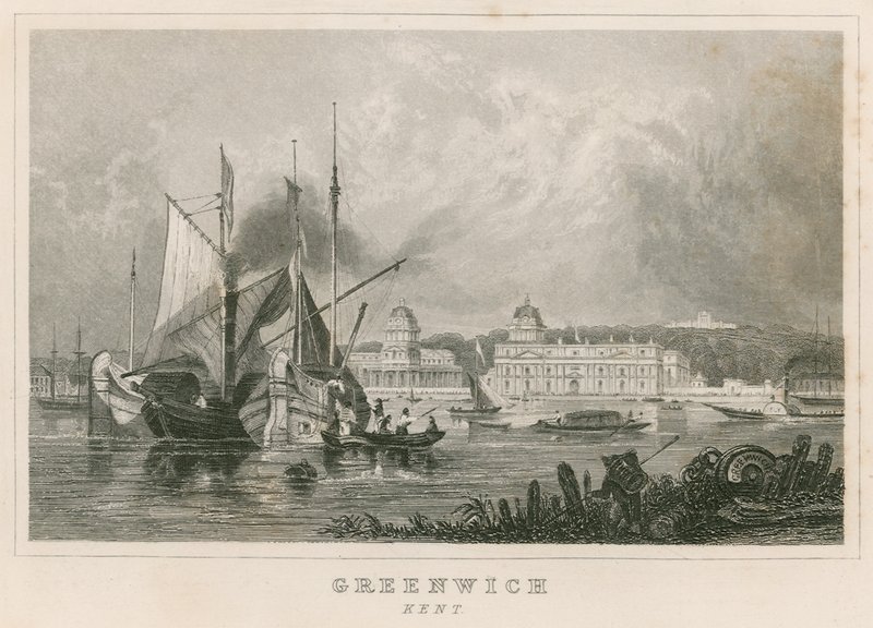 Greenwich Hospital, Londen door English School