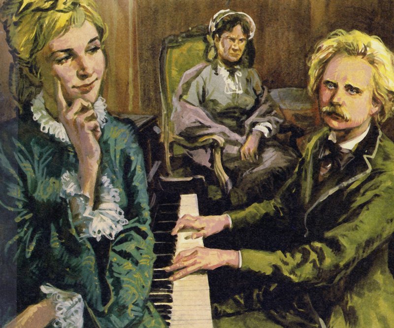 Grieg vierde zijn verloving met Nina Hagerup door I Love Thee te componeren door English School