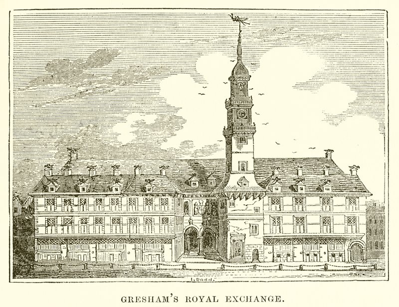 Greshams Royal Exchange door English School