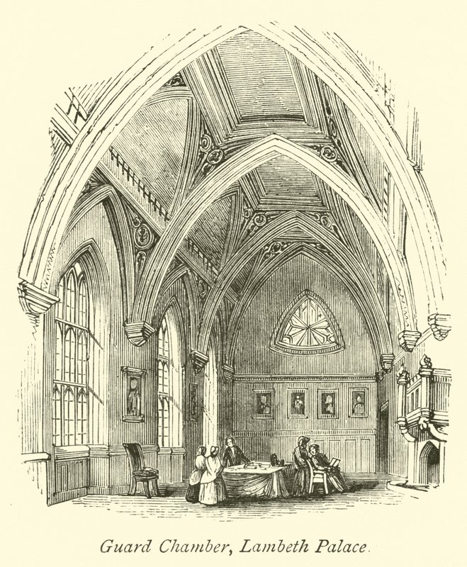 Wachtkamer, Lambeth Palace door English School