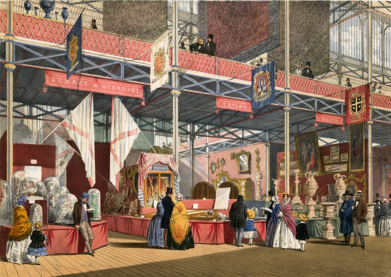 Guerney en Jersey, Malta en Ceylon, Grote Tentoonstelling, 1851 door English School