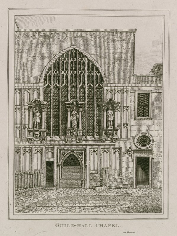 Guildhall Kapel, Londen door English School