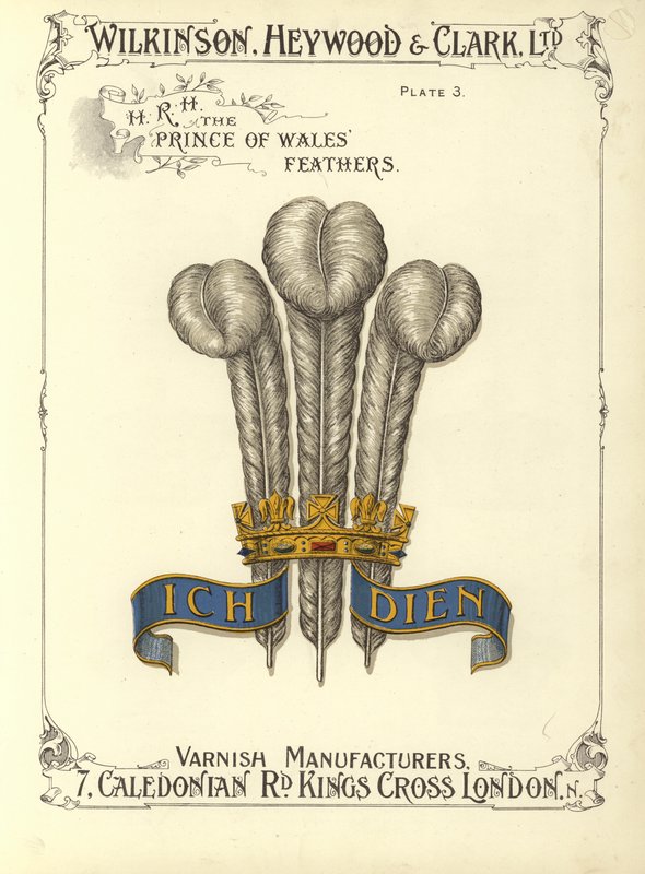 H R H de veren van de Prins van Wales door English School