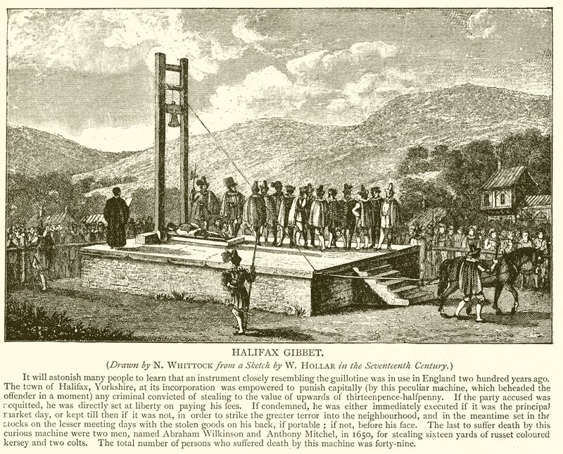 Halifax Gibbet door English School