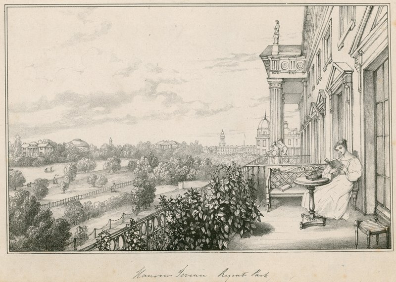 Hannover Terrace, Regents Park, Londen door English School