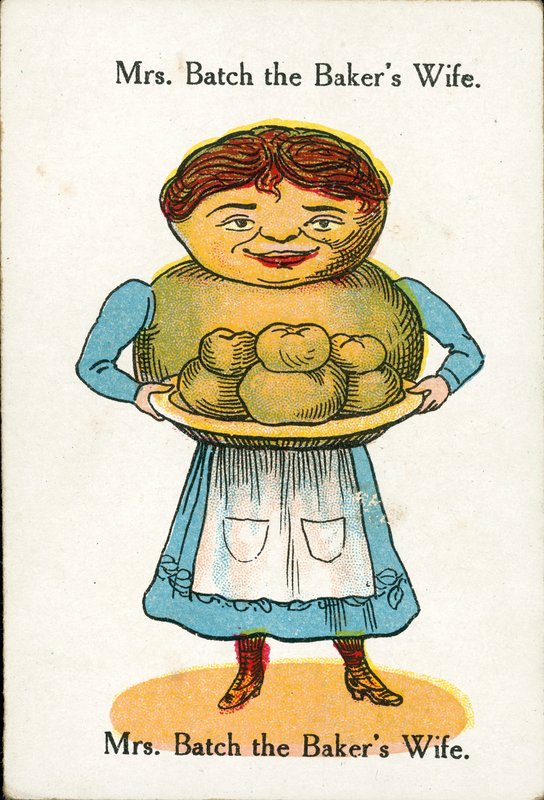Blije Families, ca. 1920: Mevrouw Batch de Bakkersvrouw door English School