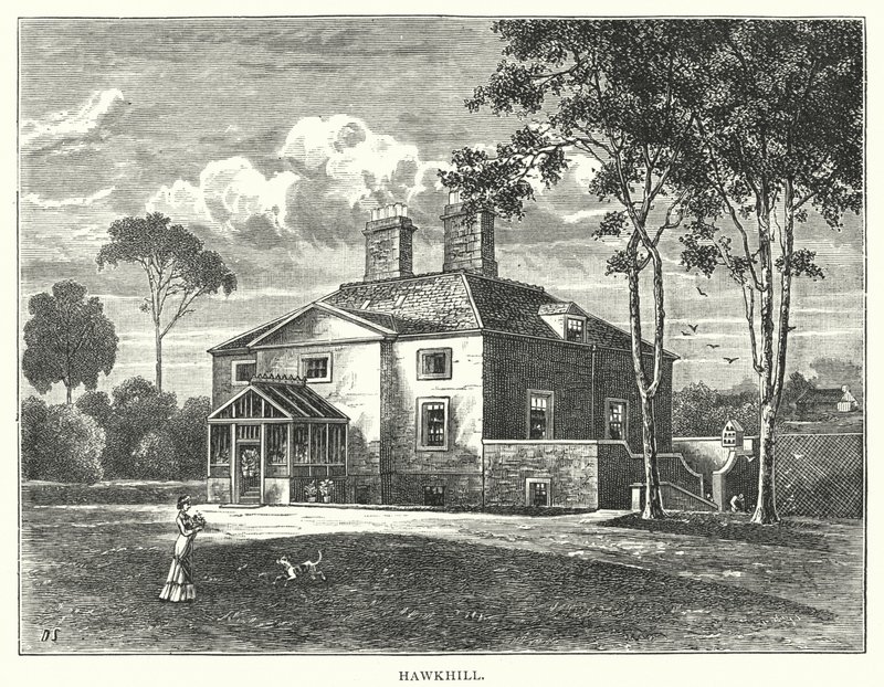 Hawkhill (gravure) door English School